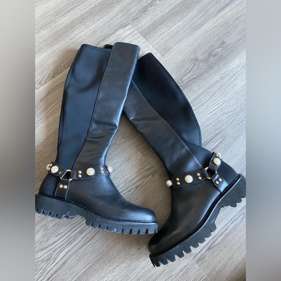 Karl Lagerfeld Paris Women's Reese Knee High Boot - Picture 9 of 9